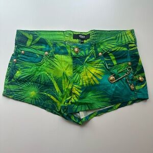 Gianni Versace Jungle print shorts size 24